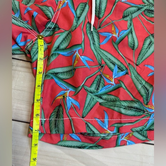 Trunks Surf & Swim Men's Tropical Shorts Bird of Paradise size Large - Picture 7 of 8
